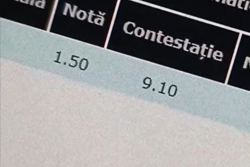 Elev din Mehedinți, de la 1,50 la 9,10 la Matematică după contestație